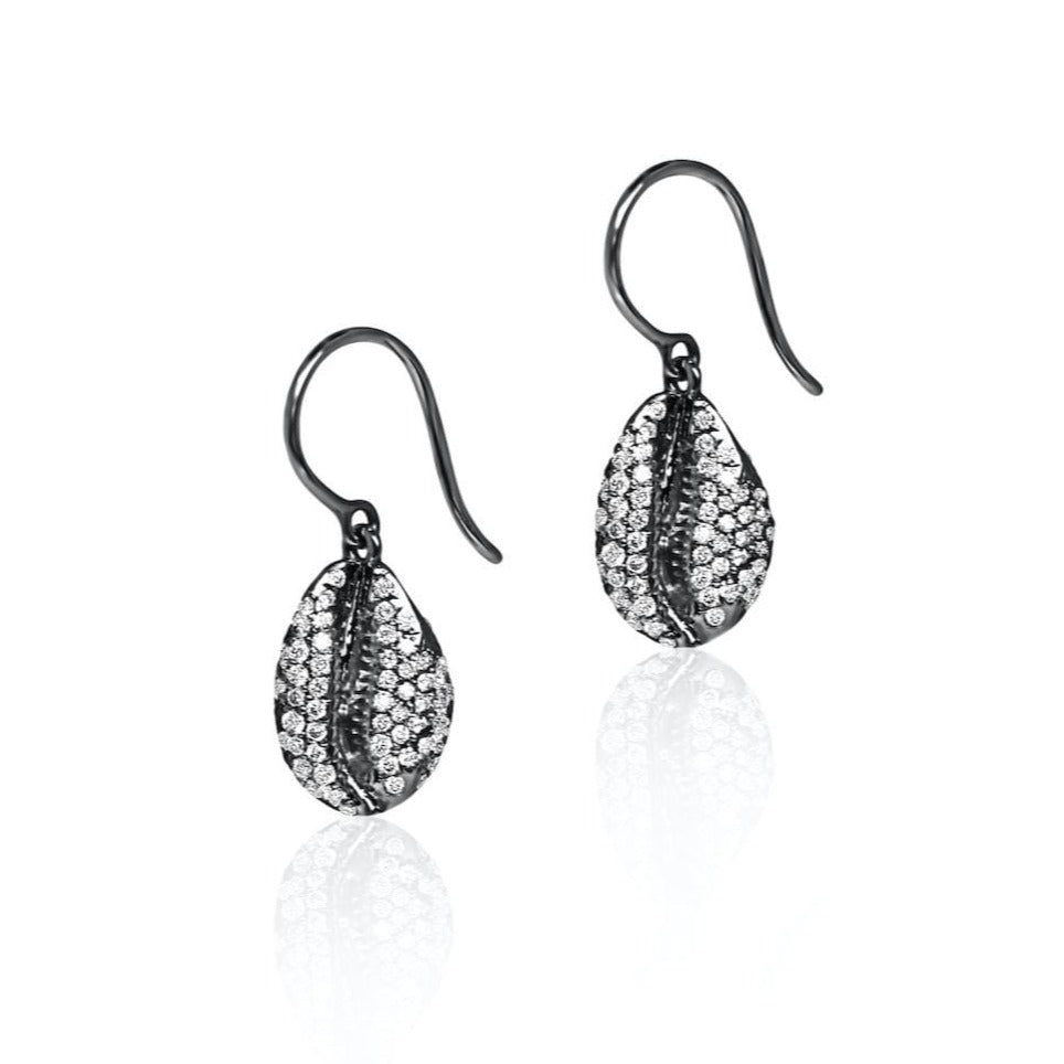 LE CAURI ENDIAMANTÉ Diamond drop earrings - Full Pave earrings ALMASIKA 