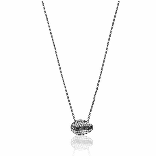 LE CAURI ENDIAMANTÉ Diamond necklace - Full Pave Black Necklace ALMASIKA 