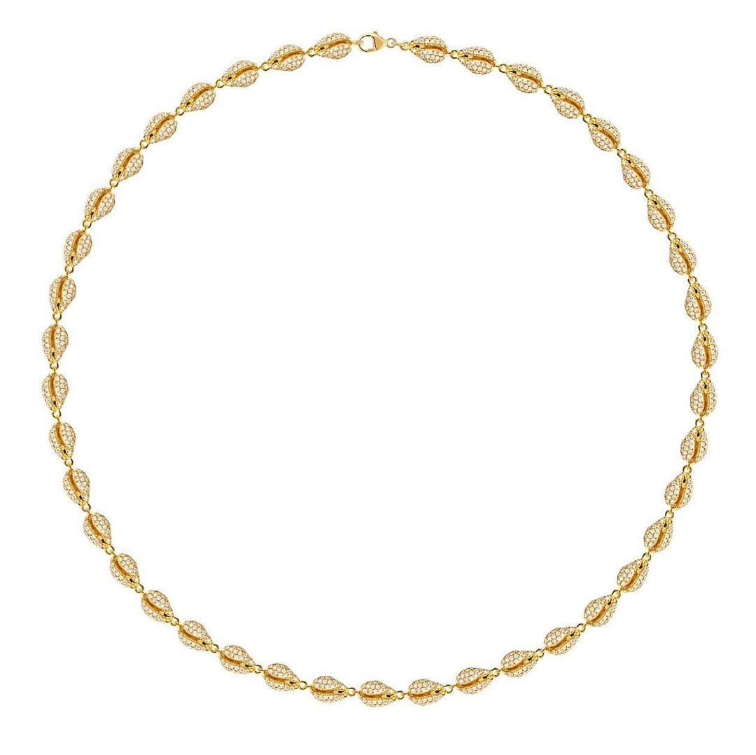 LE CAURI ENDIAMANTÉ - Le Cauri Tennis Necklace Pave Necklace ALMASIKA 