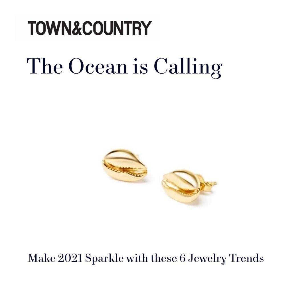 LE CAURI ENDIAMANTÉ stud earrings -18k Yellow Gold earrings ALMASIKA 