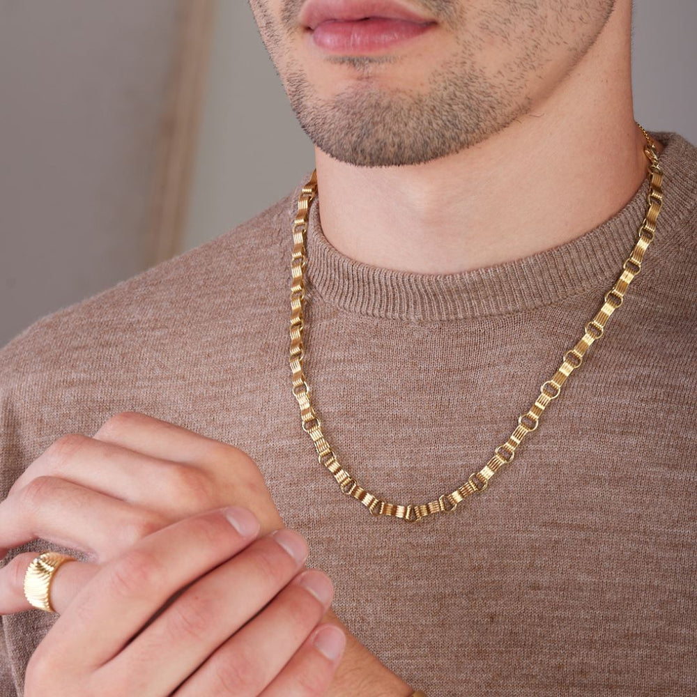 SAGESSE Men's Link Necklace Necklace Sagesse 
