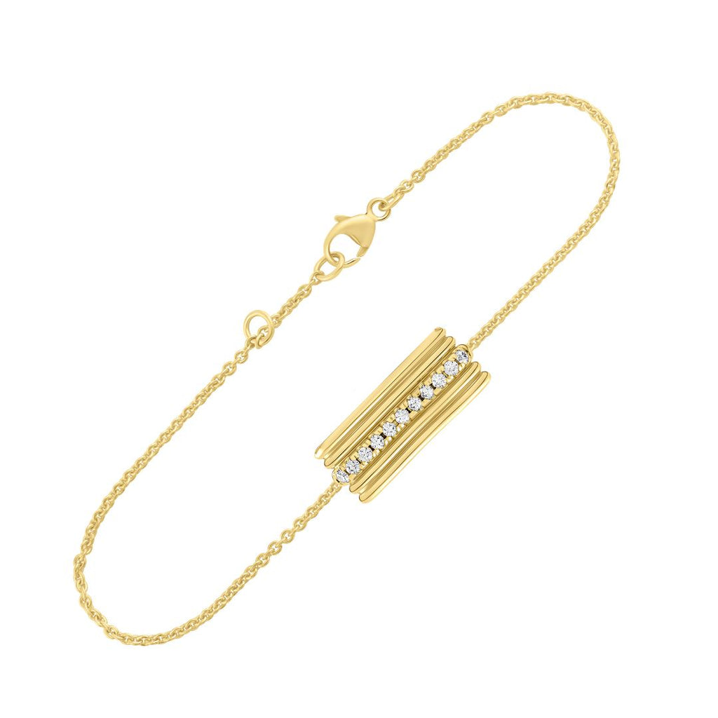 Berceau Pavé Diamond Motif Chain Bracelet