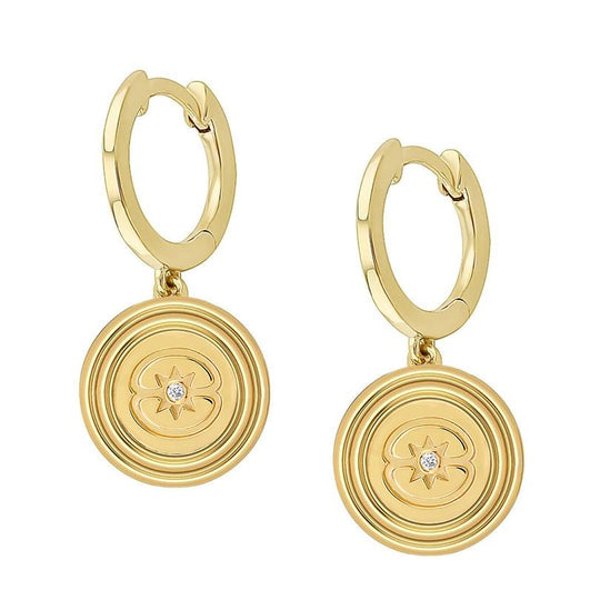 Sagesse - Stella Huggies earrings ALMASIKA 