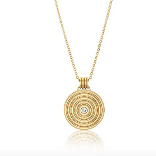 Sagesse - Universum Medallion 23mm Necklace ALMASIKA 