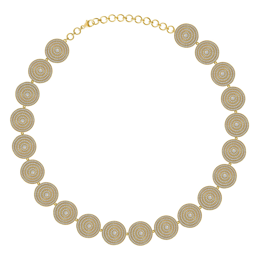 Sagesse - Universum Pave Tennis Bracelet Necklace ALMASIKA 