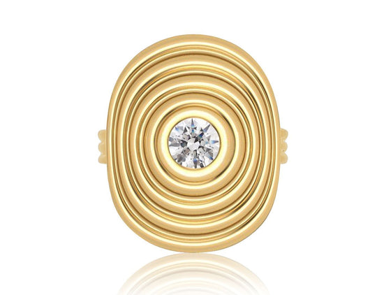 Sagesse - Universum Ring with Center Diamond Ring ALMASIKA 