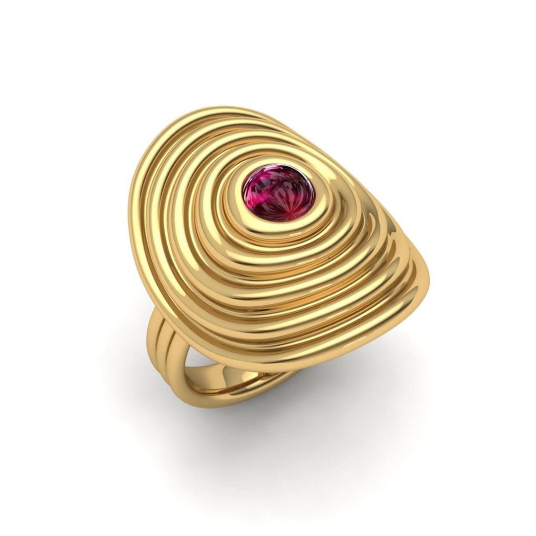 Sagesse - Universum Ring with Colored Stone Center Ring ALMASIKA 