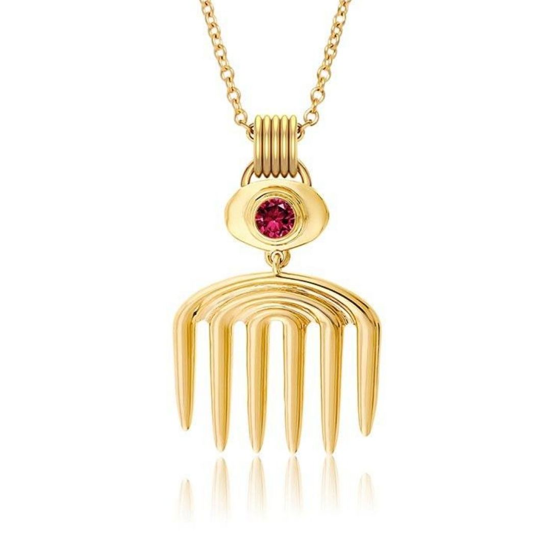 Sagesse - Vici Charm Ruby Necklace Necklace ALMASIKA 