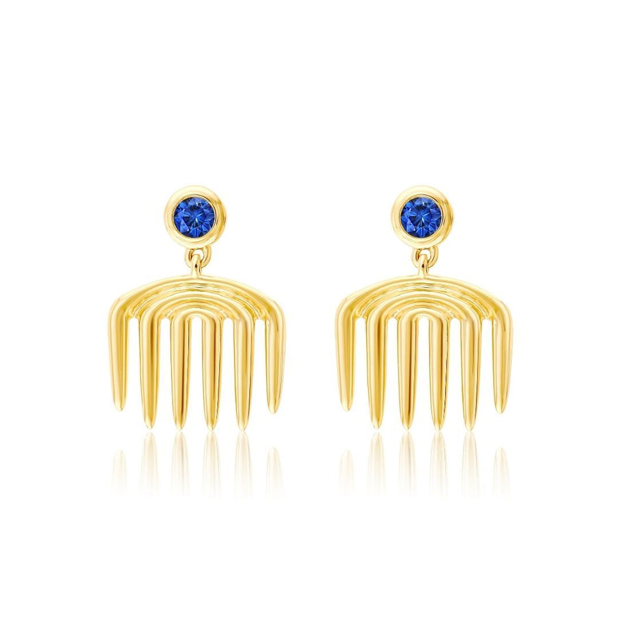Sagesse - Vici Charm Sapphire Earrings earrings ALMASIKA 