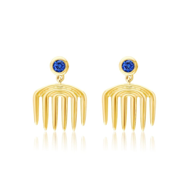 Sagesse - Vici Charm Sapphire Earrings earrings ALMASIKA 