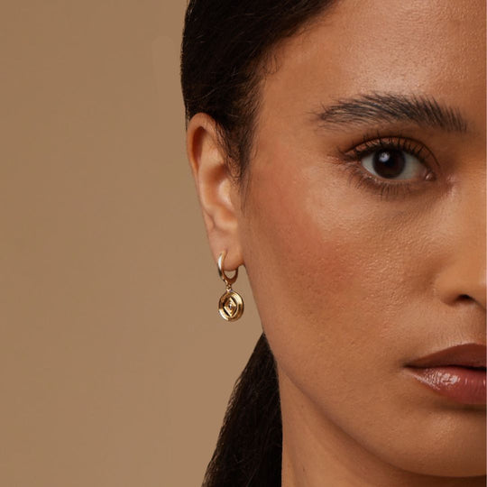 Stella Huggies earrings ALMASIKA 