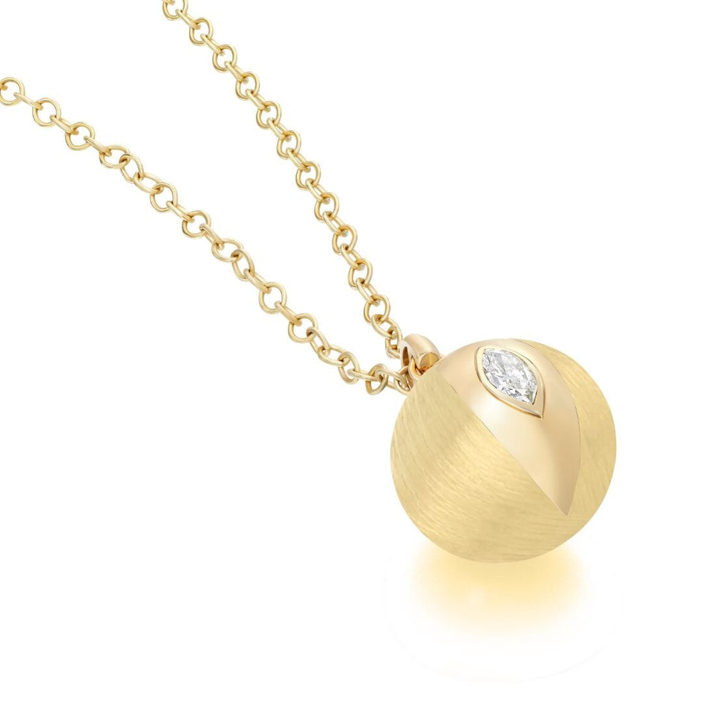 Terra Nova Men's Gold and Diamond Necklace