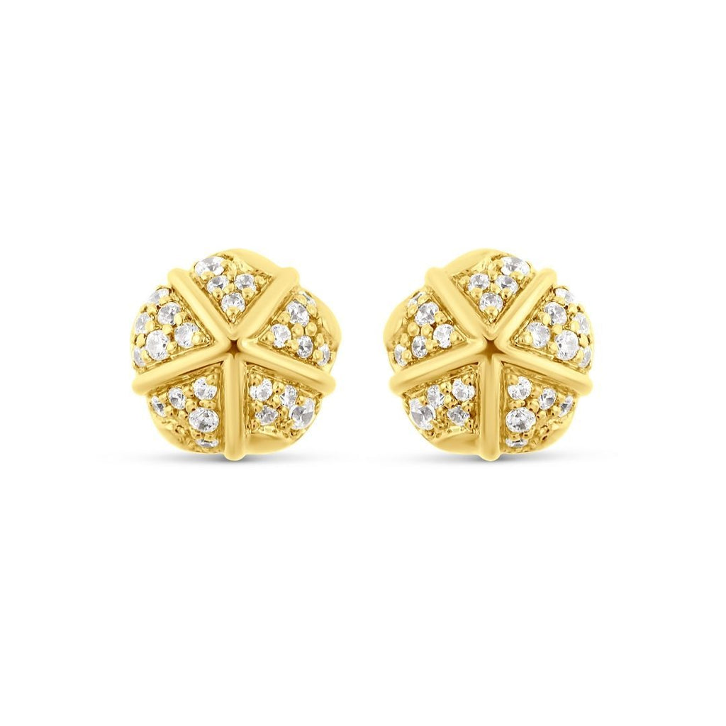 Terra Nova Petite Pavé Diamond Stud Earrings