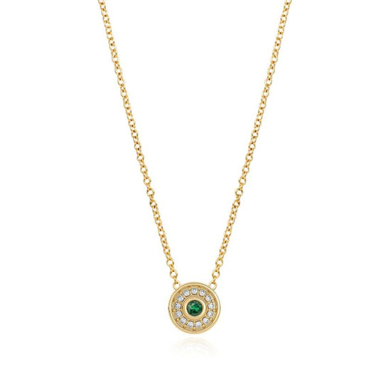 Universum Petite Pave Gemstone Necklace 7mm Necklace Sagesse 