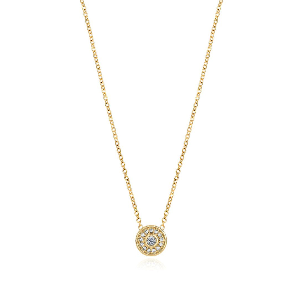 Petite Pavé Diamond Necklace