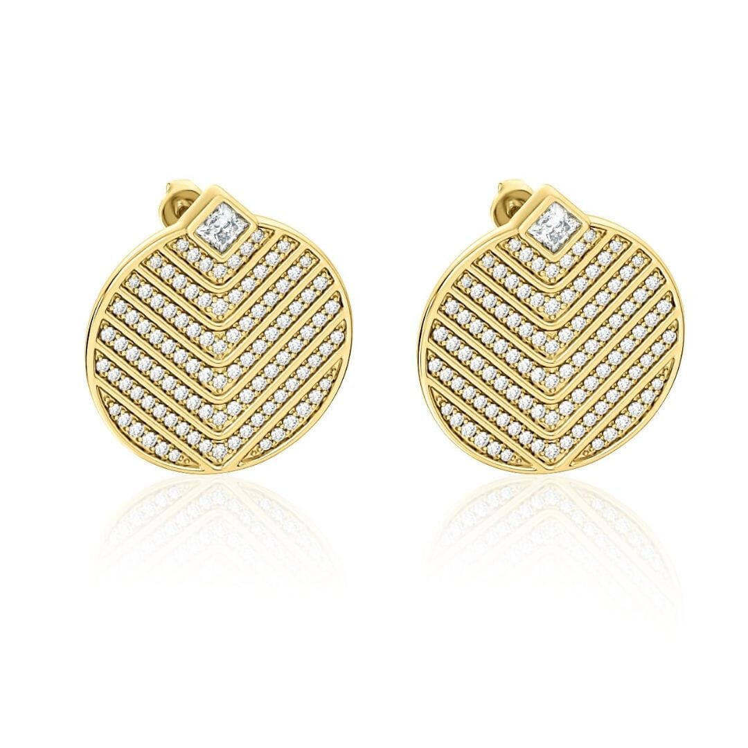 Veni Diamant Pave 23mm Hoops earrings Veni Diamant 