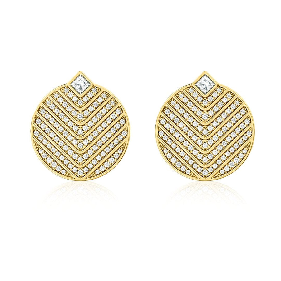 Veni Diamant Pave 23mm Hoops earrings Veni Diamant 