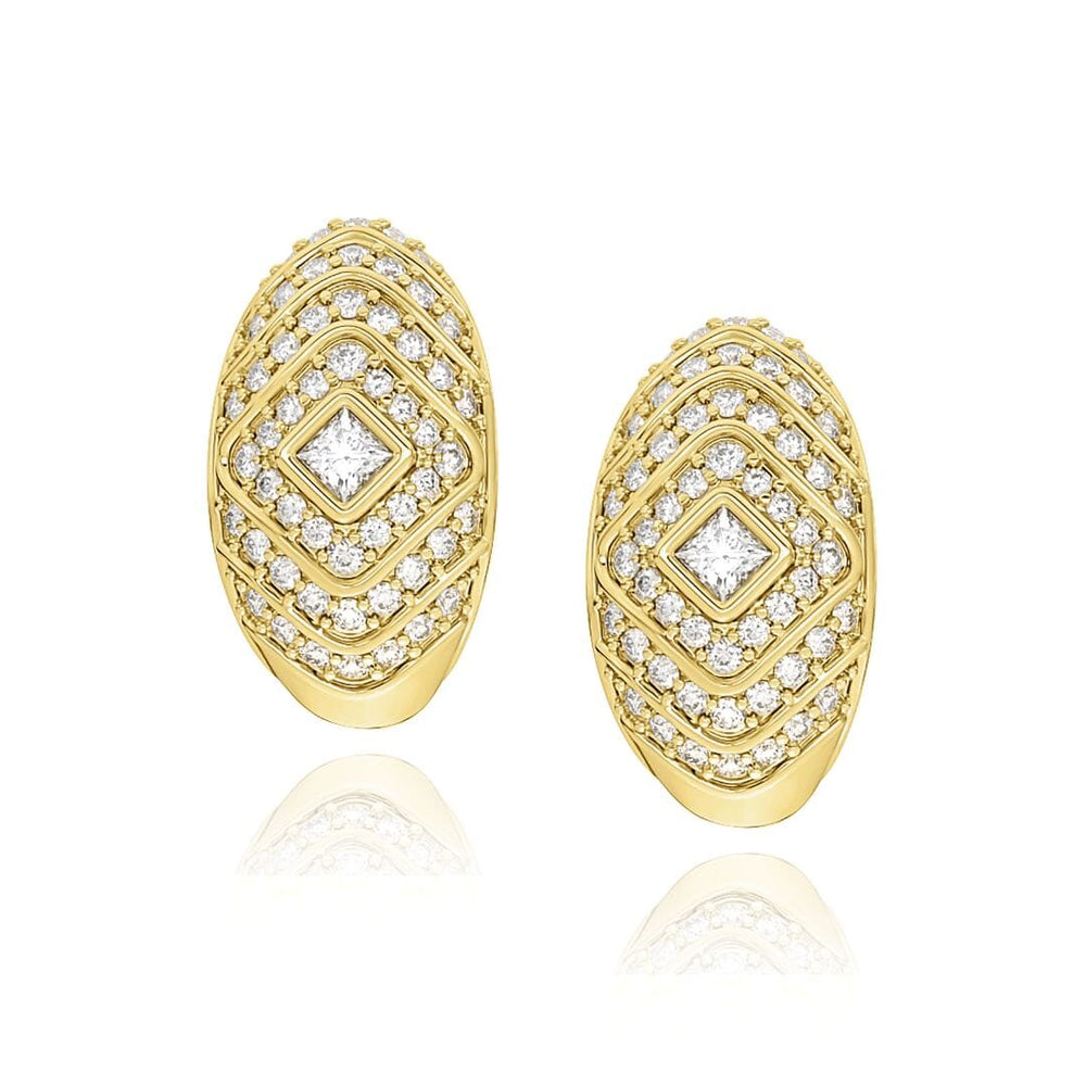 Veni Diamant Pave Huggies earrings Veni Diamant 