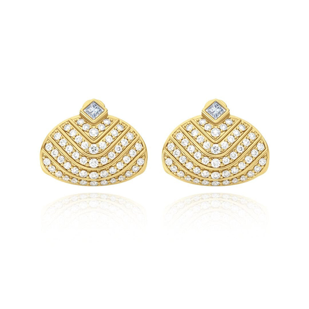 Veni Diamant Pavé Diamond Huggie Earrings