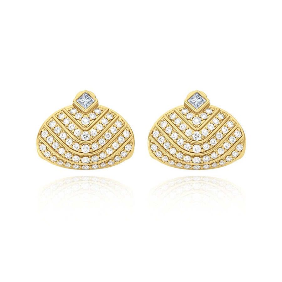 Veni Diamant Pave Huggies earrings Veni Diamant 